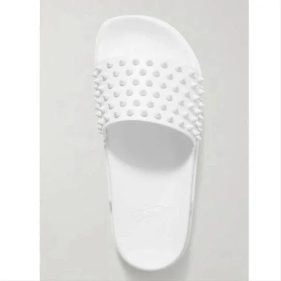 CHRISTIAN LOUBOUTIN Pool Fun Donna 35 spiked platform slides sandals